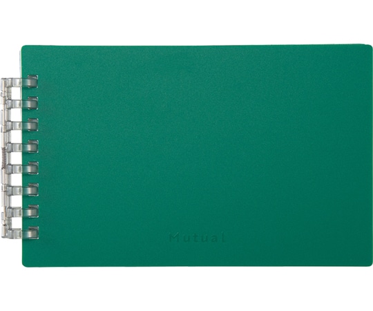 LIHITLAB Mutual オープンリングノート メモLサイズ ディープグリーン N2670-7 1冊(ご注文単位1冊)【直送品】