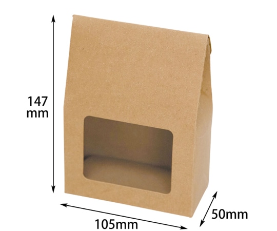ヤマニパッケージ 贈答箱 ミエルBOX クラフト M 200枚 16-335 1ケース（ご注文単位1ケース）【直送品】