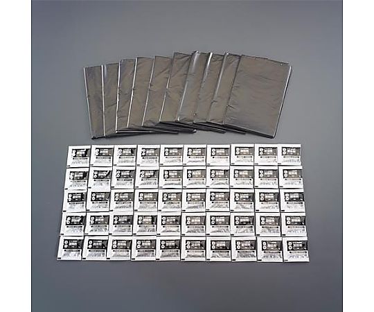アズワン トイレ処理セット(凝固材・ビニール袋/50回分) EA929AD-212 1個(ご注文単位1個)【直送品】