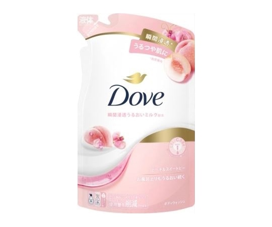 ユニリーバ・ジャパン・CM ダヴ ボディウォッシュ ピーチ&スイートピー つめかえ用 330g DVBOR-7-1 1個（ご注文単位1個）【直送品】