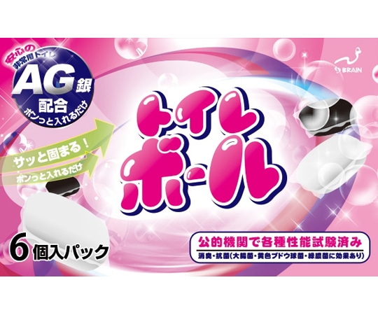 ブレイン 非常用トイレボール白6個 BR-957-wh 1個(ご注文単位1個)【直送品】
