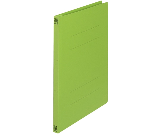 プラス フラットファイル 縦型 A4-S リーフグリーン No.021N 1冊(ご注文単位1冊)【直送品】