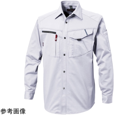 三愛 AWシーズン長袖シャツ シルバーライト LL JA2304 1着（ご注文単位1着）【直送品】