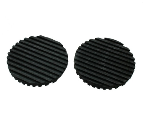 光 防振ゴム 黒 95丸×10mm厚 2個入 WG00-951 1パック（ご注文単位1パック）【直送品】