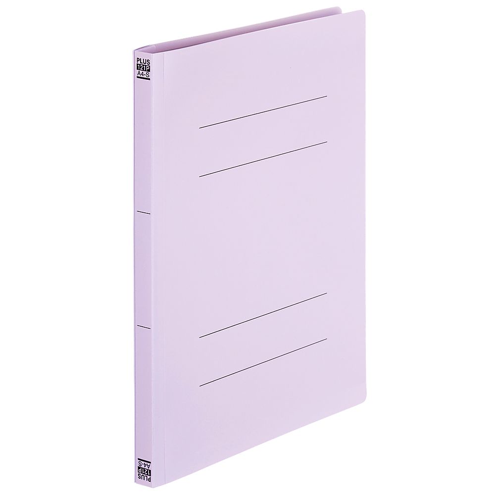 プラス PPフラットファイル A4S バイオレット 1冊 No.121P 1冊(ご注文単位1冊)【直送品】