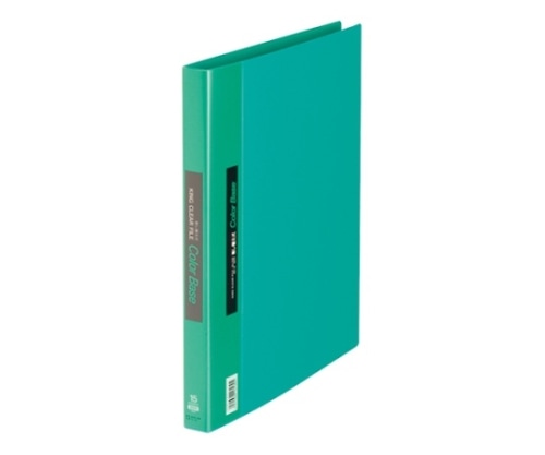キングジム クリアーファイル・カラーベース差替え式 緑 139 1冊(ご注文単位1冊)【直送品】