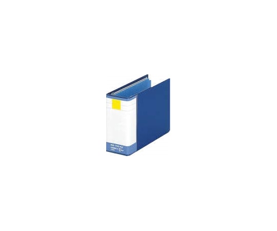 ライオン事務器 パイプ式ファイル両開き〈環境〉 ブルー No.758RK 1冊(ご注文単位1冊)【直送品】
