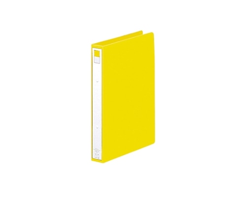 LIHITLAB リングファイル 4黄 F-877 F877-4 1冊(ご注文単位1冊)【直送品】