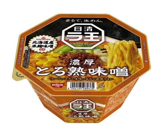 日清食品 日清ラ王 とろ熟味噌 1箱(12個入) 28047 1箱※軽(ご注文単位1箱)【直送品】