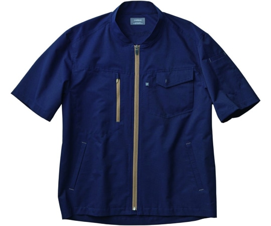 カーシーカシマ CAREAN 半袖ブルゾン COOL DOTS ネイビー S CSU182 1枚(ご注文単位1枚)【直送品】