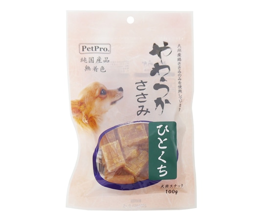 ペットプロジャパン ペットプロ 純国産やわらかささみ ひとくち 100g  1個（ご注文単位1個）【直送品】