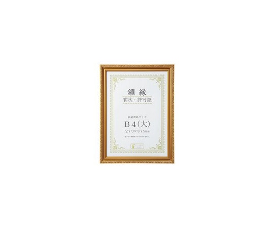 大仙 賞状額 金消 B4(大) 10枚 J045C2900 1パック(ご注文単位1パック)【直送品】