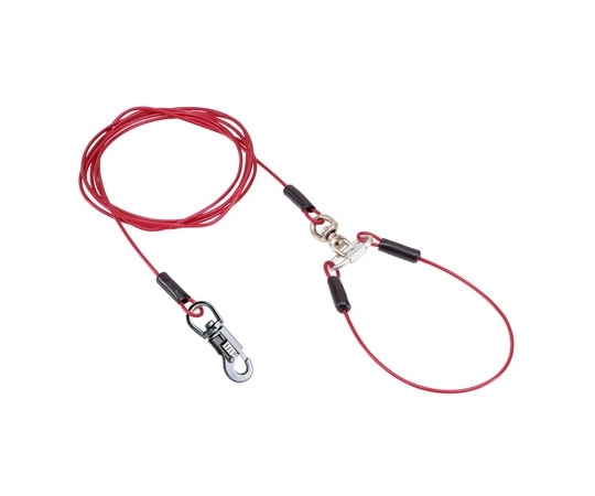 ペティオ タフギア ロングワイヤーチェーンプラス φ3.5mm×317cm レッド W24598 1本（ご注文単位1本）【直送品】