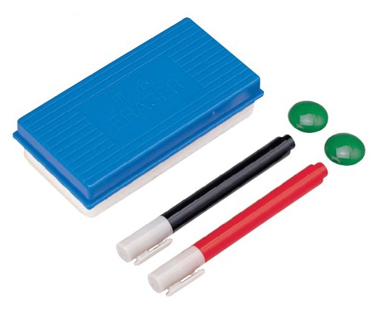 アズワン イレイザーセット(ホワイトボード用)中 HUZO-M 1セット（ご注文単位1セット）【直送品】