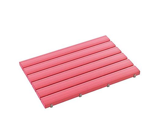 テラモト 600x900mm すのこ(プラスチック製/ピンク) EA997RJ-23A 1枚(ご注文単位1枚)【直送品】