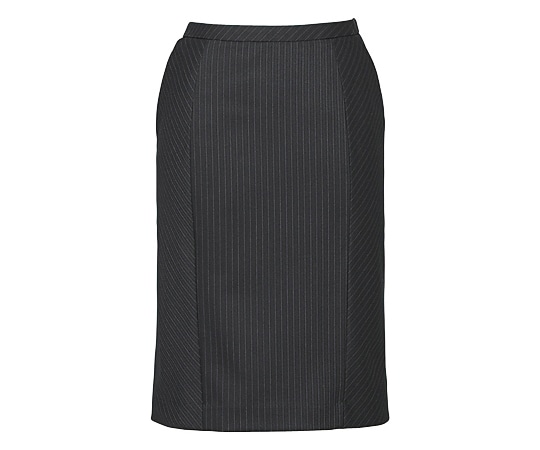 カーシーカシマ ENJOY セミタイトスカート 美スラッとSuits TREVIRA STRIPE ブラック 7号 EAS476 1枚(ご注文単位1枚)【直送品】