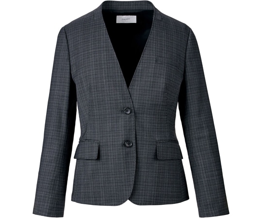 カーシーカシマ ENJOY ジャケット CLASSICO GLEN PLAID グレー 13号 EAJ805 1枚（ご注文単位1枚）【直送品】