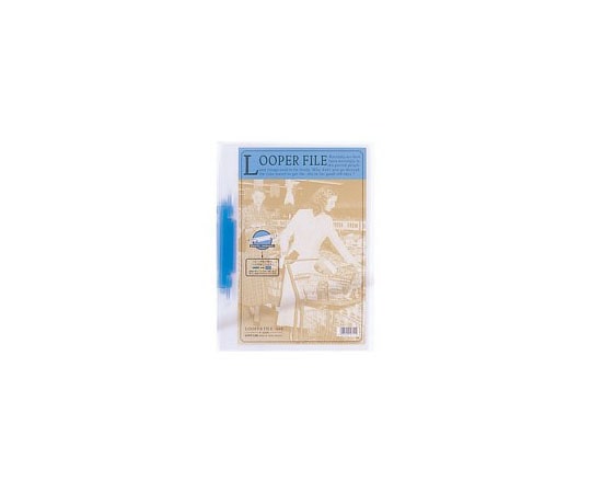 LIHITLAB ルーパーファイル A4S 青 F-3006 1冊(ご注文単位1冊)【直送品】