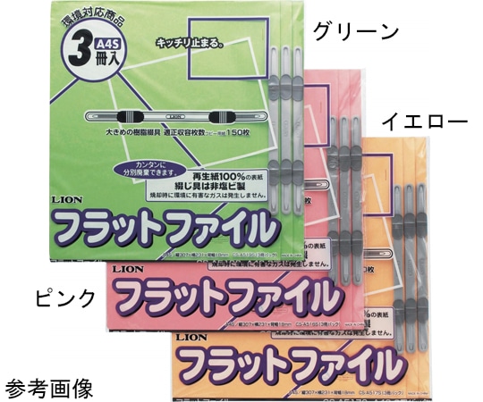 ライオン事務器 フラットファイル 1パック(3冊入) FP(CS)-A517S-3P 1パック(ご注文単位1パック)【直送品】