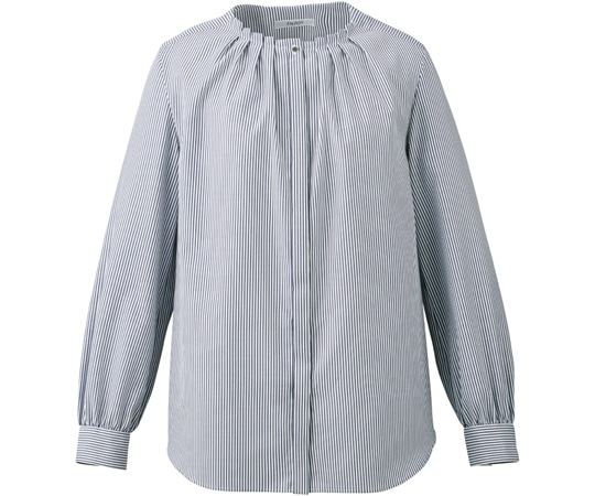 カーシーカシマ ENJOY 長袖シャツブラウス FINE SAROU TWILL ネイビー 9号 EWB803 1枚(ご注文単位1枚)【直送品】