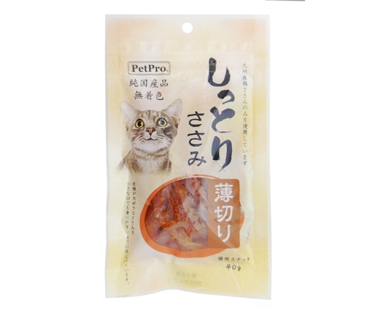 ペットプロジャパン ペットプロ 純国産しっとりささみ 薄切り 40g 1個(ご注文単位1個)【直送品】