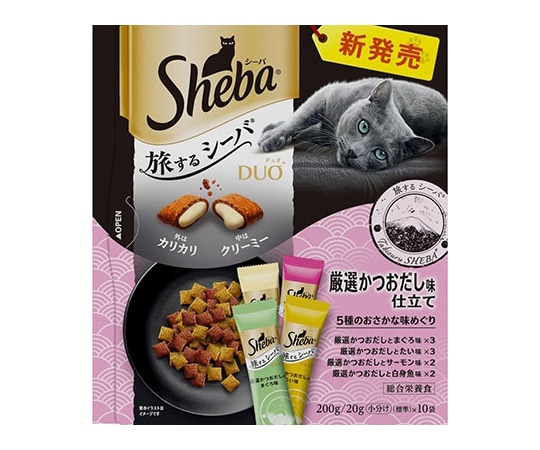 マースジャパンリミテッド シーバ デュオ 旅するシーバ 厳選かつおだし味仕立て 200g SDW2 1個（ご注文単位1個）【直送品】