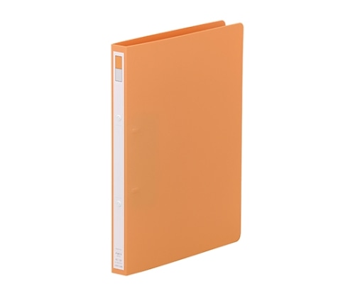 LIHITLAB リングファイル<ディンプル> 3橙 F-867 F867-3 1冊(ご注文単位1冊)【直送品】