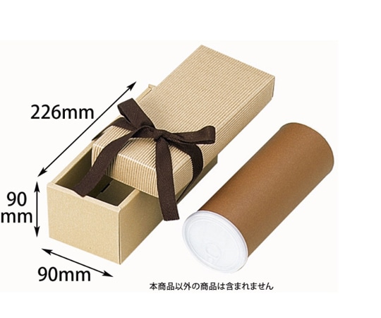 ヤマニパッケージ 贈答箱 ナチュラルBOX22号 ヒモ付 100枚 16-22 1ケース（ご注文単位1ケース）【直送品】