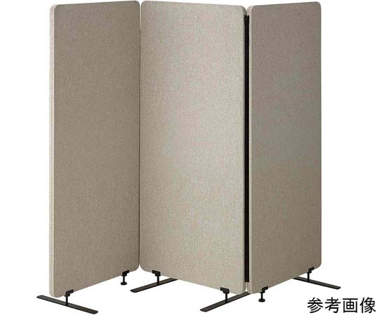 アズワン 吸音パーティション 3連タイプ W60・H150cm 通常脚 61-812-93-2 1台（ご注文単位1台）【直送品】