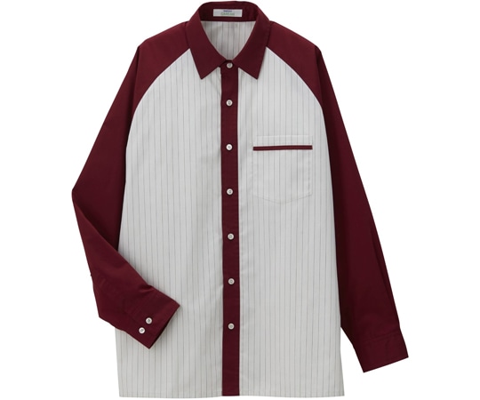 カーシーカシマ CAREAN 長袖シャツ VARIETY SHIRT ワイン 3L CWY009 1枚（ご注文単位1枚）【直送品】