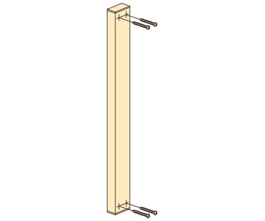 川口技研 ホスクリーン 物干取付パーツ部品 取付パーツ アルミ補助支柱 HP-19-LB 1個（ご注文単位1個）【直送品】