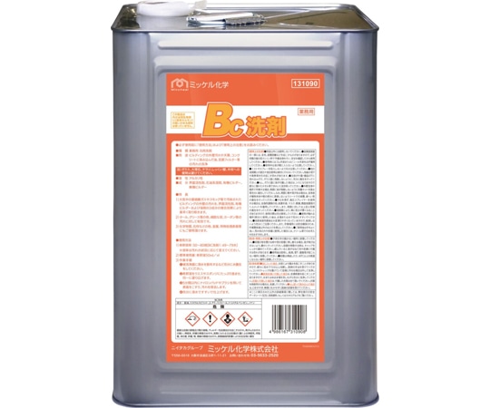 ミッケル化学 BC洗剤 18L 1缶(ご注文単位1缶)【直送品】
