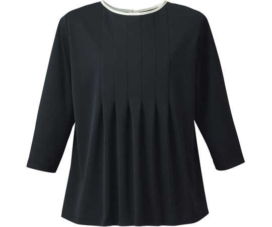 カーシーカシマ ENJOYNoir 七分袖プルオーバー 前後2WAY ブラック S NWT039 1枚(ご注文単位1枚)【直送品】