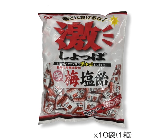 桃太郎製菓 激しょっぱ梅塩飴 1kg×10袋(1箱) 1箱※軽(ご注文単位1箱)【直送品】