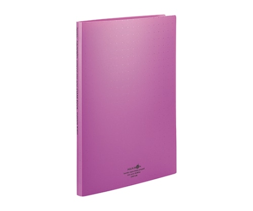 LIHITLAB AQUA DROPs クリヤーブック<ポケット交換タイプ> 10藤 N-5015 N5015-10 1冊(ご注文単位1冊)【直送品】