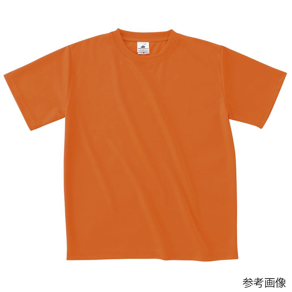 フェリック ファイバードライTシャツ オレンジ M POT104-M 1枚（ご注文単位1枚）【直送品】