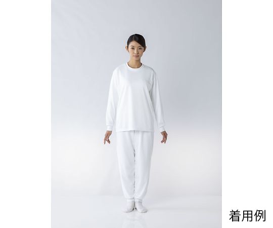 東洋リントフリー 汗じみが目立ちにくいインナー上着 白 L FM2902-01 L 1枚 (ご注文単位1枚)【直送品】
