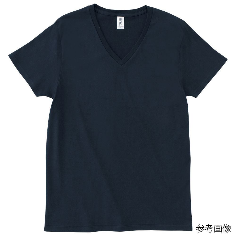 フェリック スリムフィットVネックTシャツ ネイビー S SFV113-NVY-S 1枚（ご注文単位1枚）【直送品】
