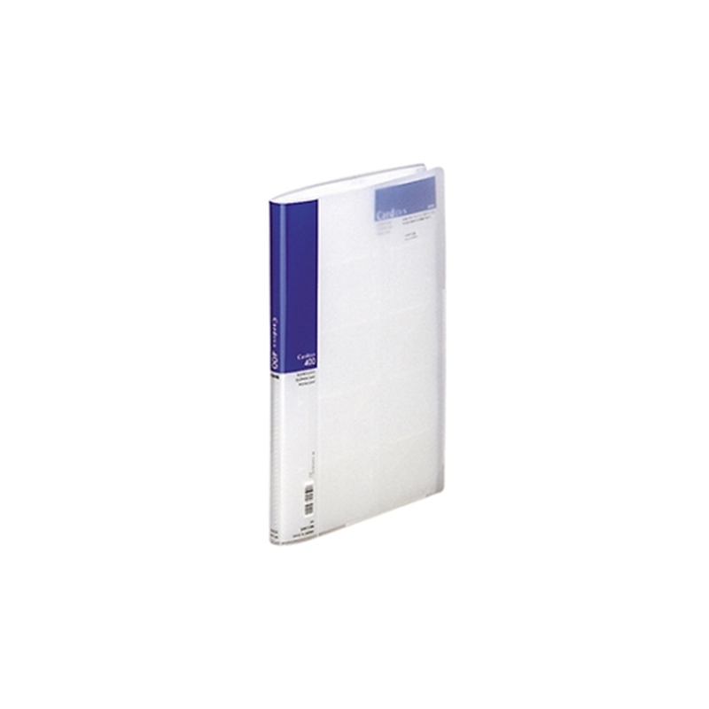 LIHITLAB 名刺ホルダー Card EX・S 藍 A-945 A945-アイ 1冊(ご注文単位1冊)【直送品】