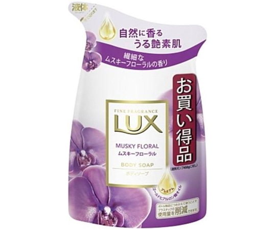 ユニリーバ・ジャパン・CM ラックス ボディソープ ムスキーフローラル 詰替え用 300g 1個(ご注文単位1個)【直送品】