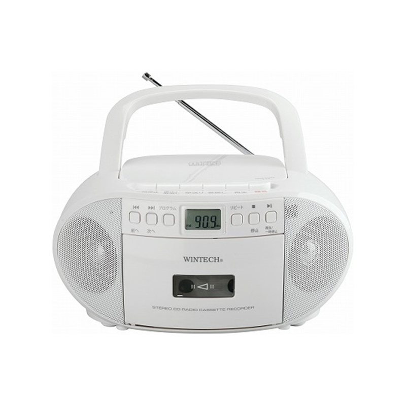 WINTECH CDラジカセ CDR-YS2 1台(ご注文単位1台)【直送品】