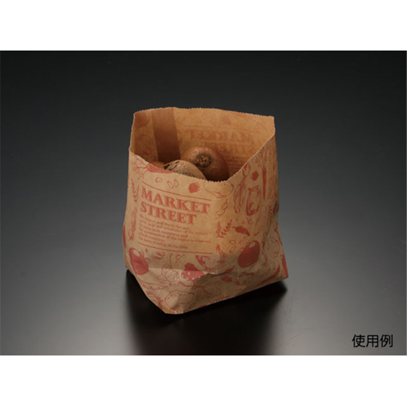 パックスタイル 青果用袋 SHバッグ 舟底 MS(赤)取手無 100枚×10パック入 00488178 1ケース（ご注文単位1ケース）【直送品】