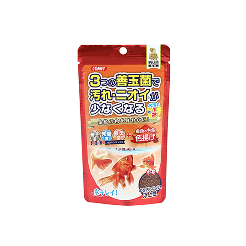 イトスイ 金魚の主食 納豆菌色揚げ 小粒 90g 1袋(ご注文単位1袋)【直送品】
