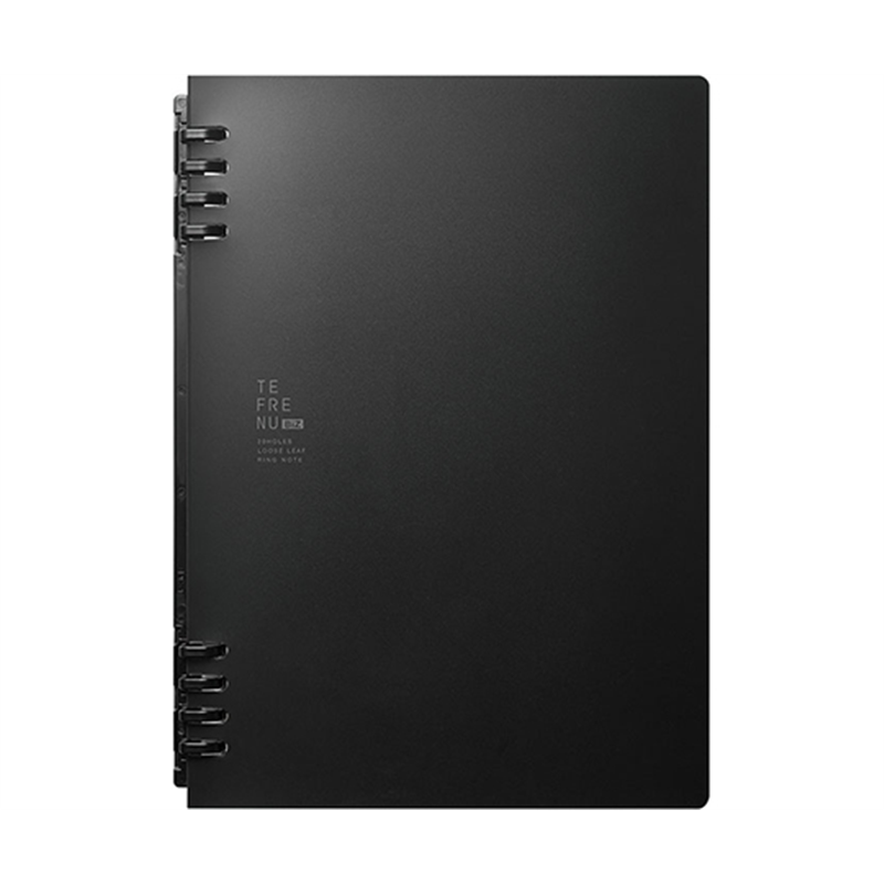 キングジム リングノート テフレーヌ ビズ A5 黒 9854TEB 1冊(ご注文単位1冊)【直送品】