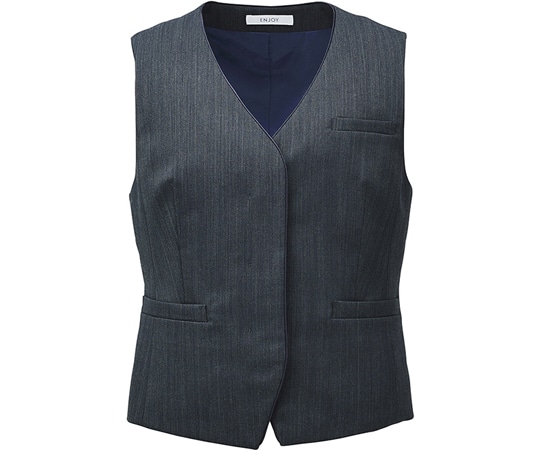 カーシーカシマ ENJOY ベスト AURA HERRINGBONE チャコール 7号 EAV752 1枚（ご注文単位1枚）【直送品】