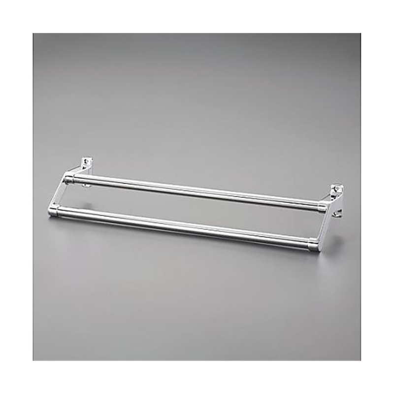 アズワン 453mm タオル掛け(ステンレス製/2段式) EA638LE-211 1個(ご注文単位1個)【直送品】