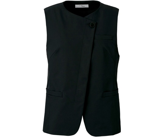 カーシーカシマ ENJOYNoir ベスト Double Cloth by BRING Material ブラック 9号 NAV016 1枚（ご注文単位1枚）【直送品】