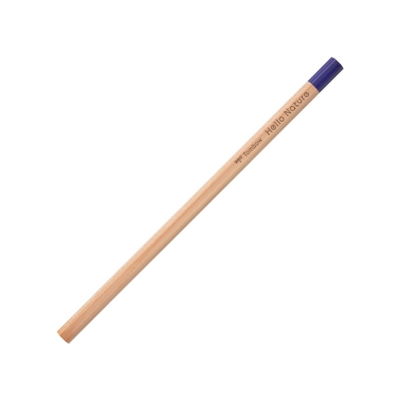 トンボ鉛筆 ハローネイチャー 色鉛筆 単色 むらさき 1箱(6本入) CB-KHN18 1箱(ご注文単位1箱)【直送品】