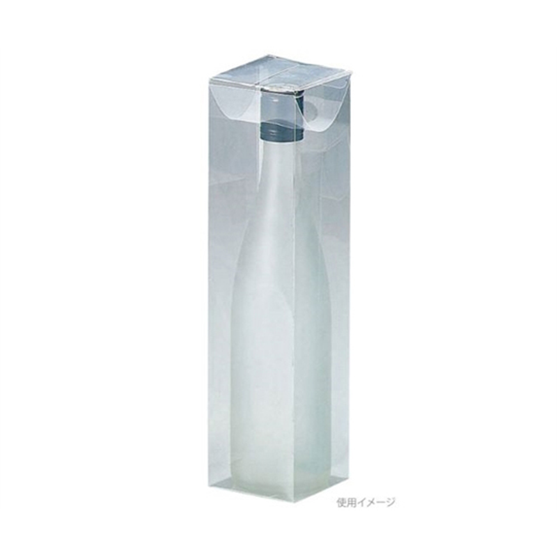 ヤマニパッケージ 贈答箱 クリアケース 500mL 細瓶×1本入 300枚 K-274 1ケース（ご注文単位1ケース）【直送品】