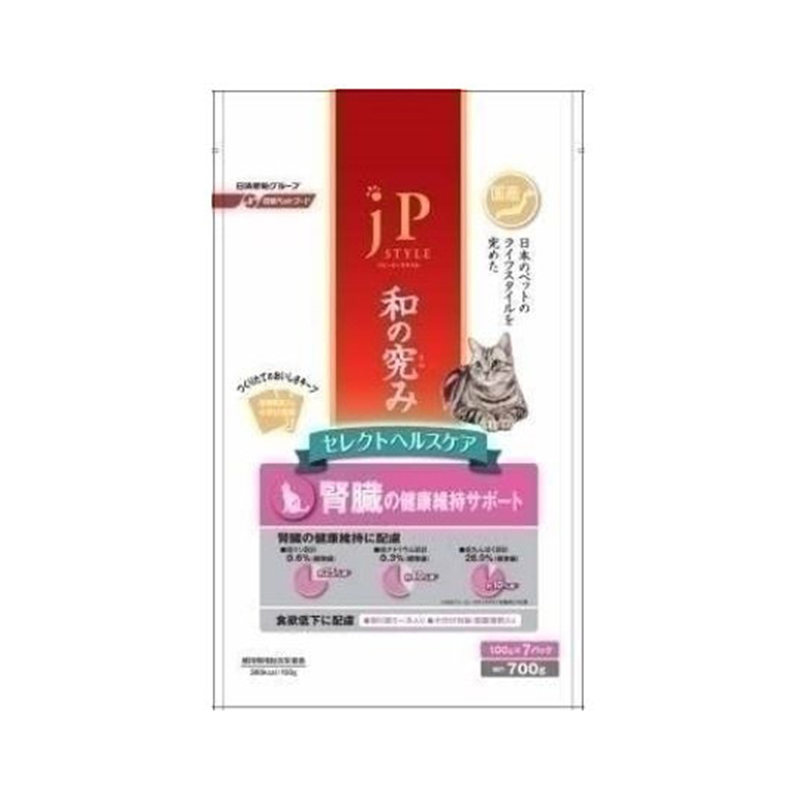 ペットライン JPスタイル 和の究み 猫用セレクトヘルスケア 腎臓ガード カツオ 700g NS-555630 1個(ご注文単位1個)【直送品】
